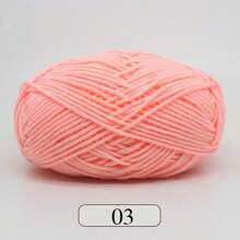 1pc 5-Ply Soft Yarn, DIY Crochet Knitting, Applicable For Crochet Knitting Bags, Scarves, Hats, Sweaters, Dolls