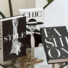 3pcs Vintage-Style Decorative Fake Books, Prop For Bookshelf Decor, Coffee Shop/Hotel, Photography, Film/Video