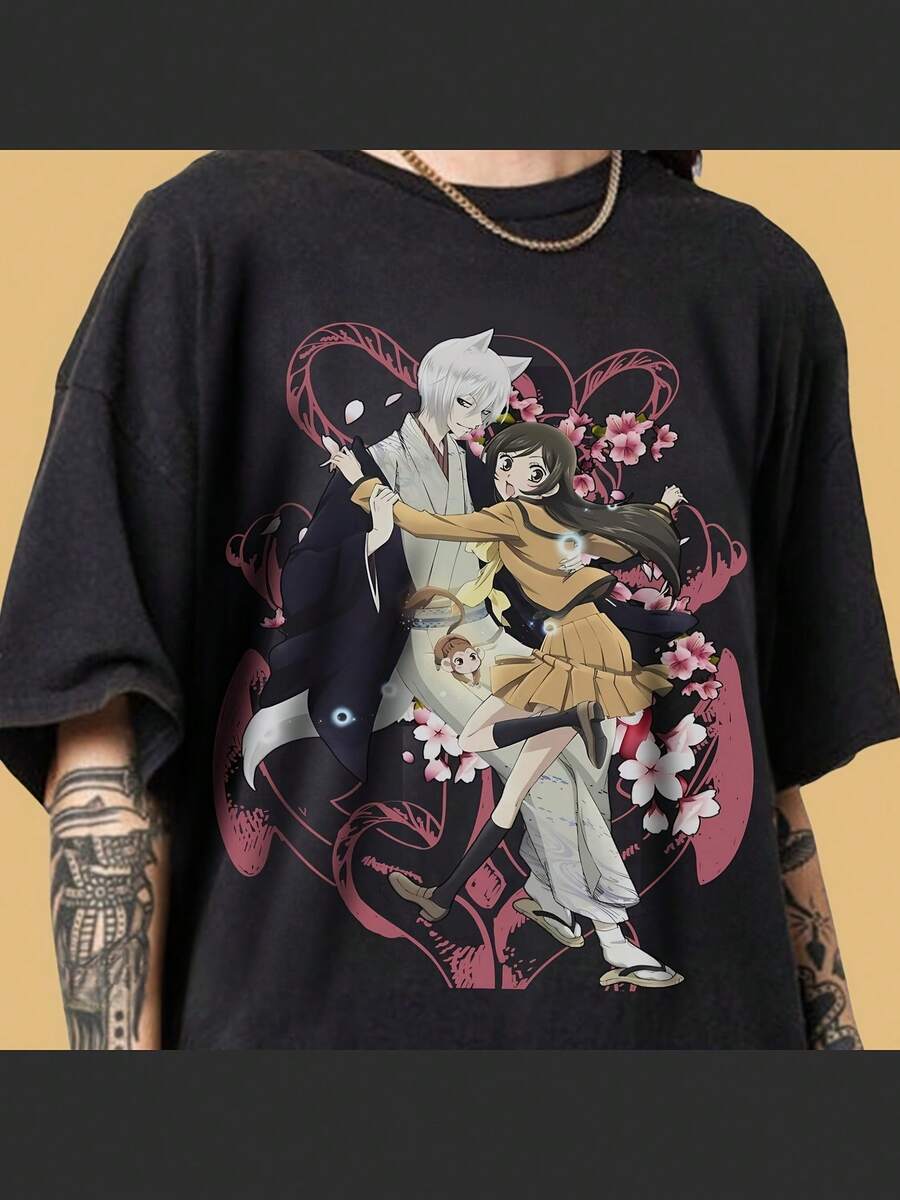 Anime Shirt, Anime Otaku Shirt, Shirt, Aesthetic Anime, Anime Sweatshirt, Anime Merch, Graphic Anime Tee, Anime Lovers Shirt-1 - màu đen - Xem 1