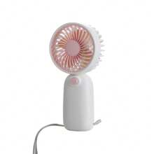 1 Stück Kleinventilator mit einer Windgeschwindigkeit und Trageriemen, tragbarer Mini-Ventilator, für Party & Geschenke (Batterien nicht enthalten)