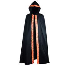 Costume di travestimento e costume da cosplay, mantello lungo da uomo a 5 colori, abbigliamento medievale per Ognissanti Cos, abito da clero della chiesa, mantello ampio