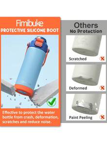 18oz Kids Insulated Water Bottle With Pop-Open Straw - 18/8 Stainless Steel Kid Cup Vacuum Tumbler Leak Proof Portable Kids Cup For Travel School Boys Girls - Hồng - Xem 8