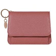 NYXIA Carteira de Couro PU com Vários Porta-Cartões, Bloqueio RFID, Porta-Cartões de Crédito com Design de Chaveiro e Moeda para Uso Diário, Carteira Pequena para Mulher, Bolsa, Carteira Pequena - Multicolorido - Visão 22