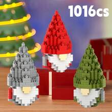 300+ قطعة من تماثيل القزم للبالغين كتل بناء، ديكور منزلي DIY، زخارف مكتبية، ديكورات عيد الميلاد، هدية للأحباء، هدية عيد الميلاد، هدية عيد الميلاد، هدية لجوارب عيد الميلاد