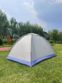 1pc Camping Tent, Multi-Color Options, Waterproof, UV-Resistant, Anti-Mosquito, Easy Assembly, Portable, Handmade, Outdoor Accessories, Suitable For 1-3 People Camping, Hiking, Trekking