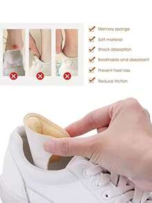 2-8Pcs Heel Stickers Heel Protectors Sneaker Shrinking Size Insoles Anti-Wear Feet Shoe Pads Adjust Size High Heel Cushion Inserts