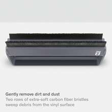 EstiloBoundless Audio Cepillo Limpiador De Discos De Vinilo - Limpiador Para Tocadiscos - Cepillo AntiestáTico De Fibra De Carbono - Removedor De Polvo Para Tocadiscos De Vinyl - Vinyl Record CleanerVersióN Mejorada