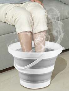 1 pieza Cesta de ropa sucia para el baño, herramientas de vuelta al colegio, cubo de lavandería plegable, cubo para lavar los pies, cubo de lavandería, almacenamiento y organización para el baño, recipiente para lavar la ropa interior, suministros de vuelta al colegio, almacenamiento de temporada de vuelta al colegio, accesorios de baño