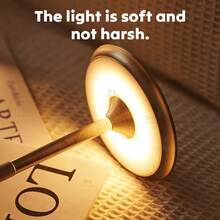 مصباح نوردي قابل للشحن لاسلكي بلمس معدني، مصباح مكتب قابل للتعتيم، إضاءة ليد سريعة الشحن عبر USB، 3 درجات حرارة لون، مصباح سرير، مصباح حماية للعين، مناسب لمصباح الدراسة، ديكور المنزل، إضاءة غرفة الأطفال ليلاً، ديكور عيد الميلاد، إضاءة غرفة المعيشة