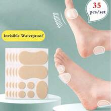 70PCS Heel Stick-On Pads, Anti-Friction Invisible Adhesive Cushions For Toes, Heels & Ankles – Comfortable Blister Prevention For High Heels & Leather Shoes