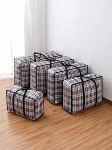 1pc Extra Large Capacity Travel Moving Storage Bag, Thick Luggage Packing Clothes Bedding Storage Bag, Household & Dorm Use Tote Travel Essentials For Holiday Vacation Duffle Bag Luggage Suitcase Travel Bag For Women