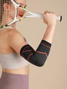 JINGBA SUPPORT 1pc Unisex Breathable Elbow Sleeve, Suitable For Weightlifting, Basketball And Daily Wear - Multicolor - View 3