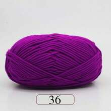 1pc 5-Ply Soft Yarn, DIY Crochet Knitting, Applicable For Crochet Knitting Bags, Scarves, Hats, Sweaters, Dolls
