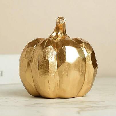 Thanksgiving Pumpkin Ornaments Creative Resin Dining Table Centerpieces For Fall Home Party Decor