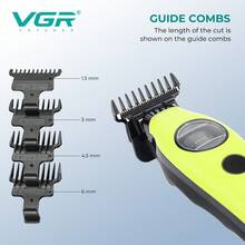 VGR Professional Outrunner Brushless DC Motor Hair Clipper, Electric Hair Clipper With Charging Base, High Power Men's Hair Clipper V-880T
