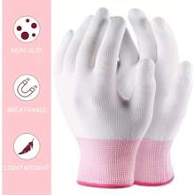 Black Knitted Polyester Breathable Work Gloves, No PU Coating Or Silicone, Durable, Anti-Slip, Breathable, Suitable For Gardening, Outdoor Labor, Agriculture, One Size Fits All Construction And DIY, Digging, Planting, Weeding, Nail And Finger Protection, Suitable For Men And Women