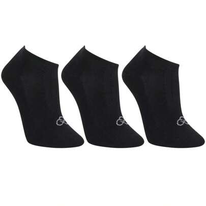 Kit Meia Invisível Olympikus C/ 3 Pares Masculina - Preto