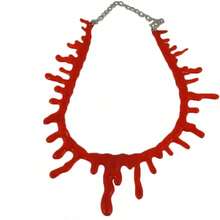 Colar de Halloween, Acessórios para Festa à Fantasia com Tema de Vampiro de Terror, Joias Fofas para Brincadeiras de Faz de Conta - Multicolorido - Ver 12