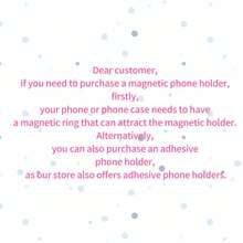 可爱粉色蝴蝶结樱桃磁性手机支架，桌面伸缩式斜挎支架，多功能装饰手机支架 - 粉色 - 查看 4