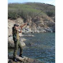 Multifunction Large Capacity Fishing Tackle Storage Bags Waist Chest Bag Fly Fishing Rod Bag Fishing - 黑色 - 查看 4