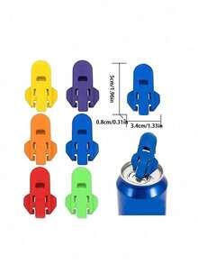 1pc Flower Shaped Bottle Opener, Silicone Bottle Cap Opener, Easy To Open Bottle Caps, Suitable For Mineral Water Bottles, Helpful Tool For Weak Hands And Arthritis, Twist Open Travel Bottles, Kitchen Gadget, Yellow & Red, Applicable For Outdoor, Camping, Kitchen, Bar, Christmas - Multicolor - View 8