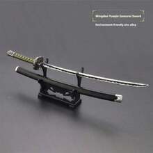 1 buc Sabie Samurai din Aliaj de Zinc - Articole pentru Jocuri și Anime - Model de Armă - Decor pentru Casă - Jucărie Sabie - Cadou de Ziua Îndrăgostiților - Cadou Perfect - De Colecție - Multicolor - Vizualizare 9
