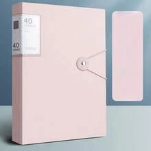 60-Pockets A4 File Folder, Suitable For A4 Size Documents Like Exam Papers, Made Of PP Material, Transparent & Waterproof, Convenient For Home, School, Office Document Storage And Organization, Great For Back To School