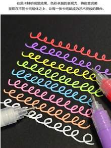 GuangNa 168 Vibrant Colors Acrylic Paint Markers | Bullet Tip (1.2mm) For Sharp Lines | High Coverage & Large Ink Capacity | 14 Sets, 12/Pack - Art, Crafts, Journaling Essential, Gift For Back To School