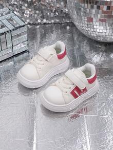 1 Paio di scarpe per bambini unisex per primavera e autunno, scarpe sportive con suola leggera, scarpe per bambini sia maschi che femmine, scarpe da passeggio, scarpe in rete traspiranti, scarpe per bambini, scarpe bianche