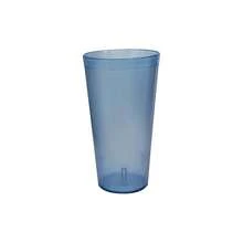Light Blue Plastic Cup Tumblers 6 Pc 12oz Lightweight, Heavy Duty Stackable Cafe Style Plastic Glasses. Reusable Dishwasher  Tea Cup Tea Cups - 12 ounce + Xanh nhạt - Xem 5