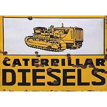 Modern Tin Diesels Caterpillar Metal Tin Sign Wall Decor For Bar Cafe Home Kitchen Restaurant Garage Man Cave Lounge Décor,12  X 8  Inches - 20*30公分(8*12吋) - 查看 1