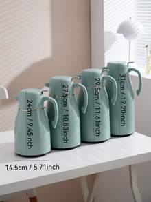 1 Stück Wärmflasche, 1L/1,3L/1,6L/1,9L Großer Fassungsraum, hochwertige Glaskanne Thermoskanne für das Studentenwohnheim