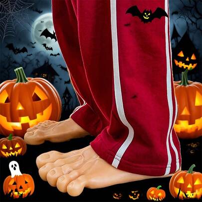 Funny Summer/Autumn Men's Slippers, Quirky Couple's House Slippers, Couple's Beach Shoes, Women's Casual Beach Slippers, Couple's Indoor/Outdoor Flip Flops, Halloween Funny Big Toe Sandals Slippers