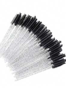 100/70/50PCS Eyelash Brushes, Mascara Wands With Container, Bendable Disposable Eyebrow Spoolies, Lash Brush For Lash Extensions, Eyebrow Spoolie, Castor Oil Brushes (Not All Sku Are In Bottle) (Multiple Colors Available)