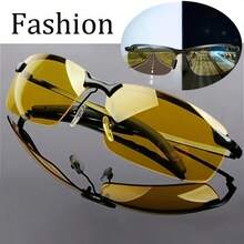 1/2/4pcs Semi-Rimless Glasses - Women/Men Driving Glasses Yellow/Green Driving Glasses Accessories - Multicolor - View 12