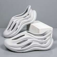 Men's Casual Slip-On Breathable Sandals - Grey - View 2