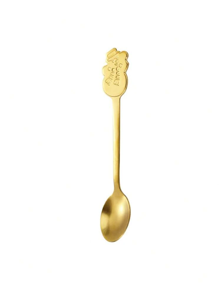 1pc/4pcs Creative Stainless Steel Coffee Spoons,Christmas Spoon Set,Christmas Gift Gift Box,Fruit Spoons,Dessert & Coffee Spoons,Christmas Gift Decor, Christmas-Themed Cartoon Cutlery Set,Stirring Mixing Spoons,Creative Christmas Stainless Steel Spoons,Dessert Spoons,Snowman, Gingerbread Man, Star, Stocking Design, - Multicolor - View 16
