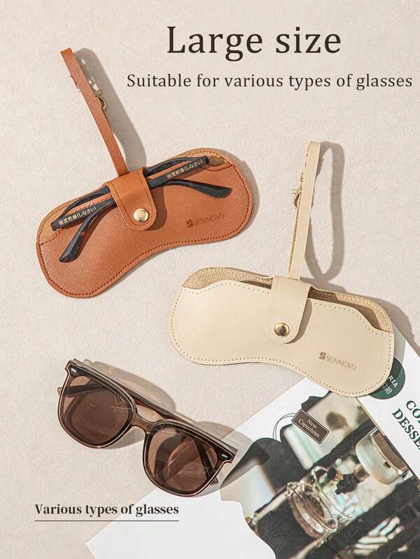 1/3PCS Portable Glasses Storage Bag, A Must-Have Glasses Bag For Outdoor Travel And Business Trips, With A Hanging Bag Anti-Lost Design, Suitable For A Variety Of Styles Of Glasses Accessories