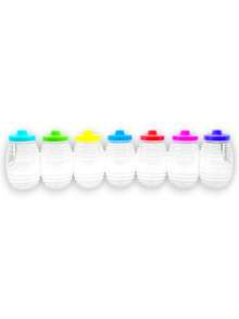 Dulceros O Barriles Vitroleros Mini Con Popotes Colores Fiestas 10pzs 500ml - Multicolor - Ver 11