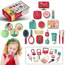 Children, Playing House, Simulated Makeup Toys, Girls, Makeup Set, Toys With Storage Box, Christmas Theme, Birthday Gifts