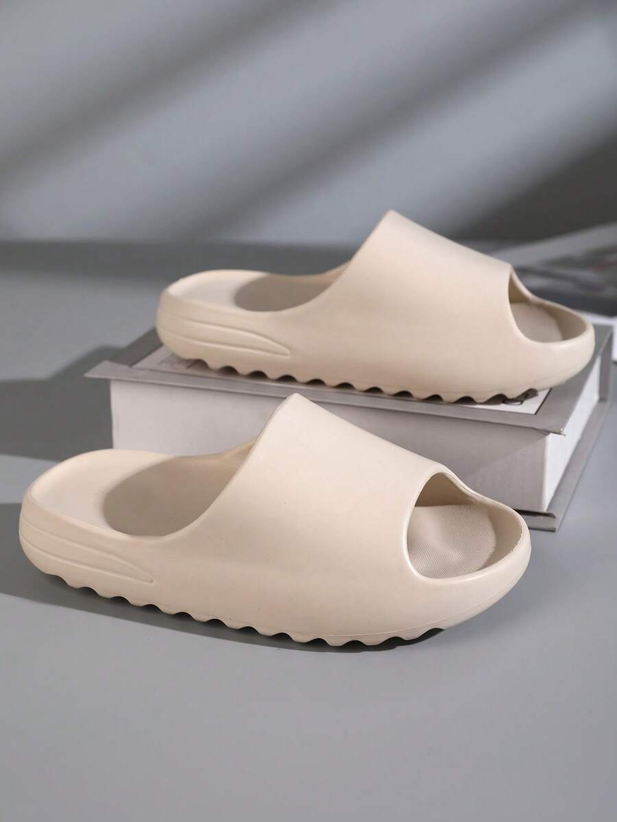 Dép thời trang trẻ em, đế dày mềm mại, dép thường ngày cho cả nam và nữ - Màu be - Xem 1