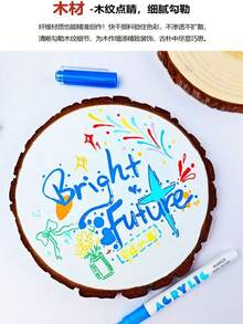 GuangNa 168 Vibrant Colors Acrylic Paint Markers | Bullet Tip (1.2mm) For Sharp Lines | High Coverage & Large Ink Capacity | 14 Sets, 12/Pack - Art, Crafts, Journaling Essential, Gift For Back To School