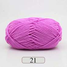 1pc 5-Ply Soft Yarn, DIY Crochet Knitting, Applicable For Crochet Knitting Bags, Scarves, Hats, Sweaters, Dolls