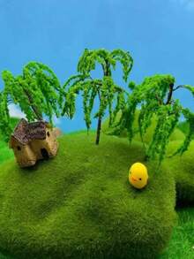 5pcs/10pcs Artificial Moss Rocks, Green Floral Moss Balls Moss Covered Stones Fake Moss Decor For Floral Arrangements Fairy Gardens And Crafting