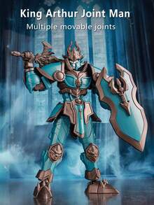 13 Movable Joints Arthur King Lich King Knight Robot Action Figure Assembling Toy Model, Gift For Boys