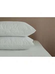 MADE IN TURKEY 6-Pack Quilted Pillow Protectors – 50x70 Cm – Waterproof & Breathable Alez Set – 100% PES – Dust, Sweat & Spill Resistant - White - View 8