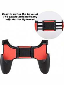 可折叠的 4 合 1 多功能手机游戏控制器和手机支架，便携式，配有可折叠操纵杆，非常适合射击游戏，具有符合人体工程学的设计，可与各种手机型号兼容。