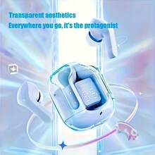 Wireless Earbuds With ENC Noise Cancelling, 3D Stereo Audio & Touch Control, LED Display Charging Case, 36H Playtime, Lightweight In-Ear Design For Sports/Gaming/Running, Compatible With Android/IOS (Type-C, Built-In Mic), Wireless Earbuds Case, Gaming Earphones, Sleek Earphones, Stylish Audio Gear, Durable Earphones, Modern Technology, Sports Earphones, Modern Earphones, Longlasting Battery, Touch Control Headphones, Professionals - màu đen - Xem 10