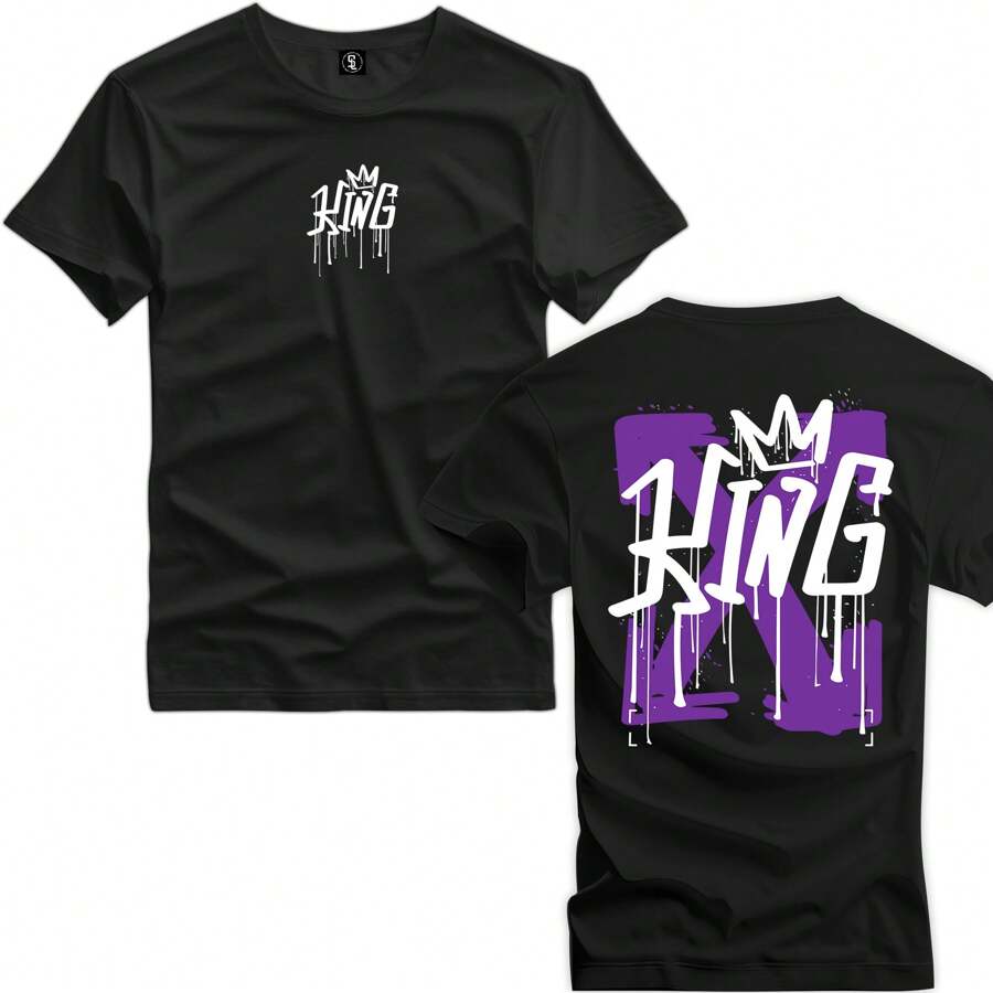 Shap Life 100% Cotton Printed Shirt Casual T-Shirt - 3612