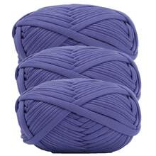 1/3pcs(100g/300g) Premium Polyester Crochet & Knitting Yarn, 30m/100g/Pc Length - Ideal For DIY Projects, T-Shirts, Slippers & Baskets,Fabric Strip Handmade Weaving Diy Bag, Toy, Shoe, Carpet, Organizing Basket Thread